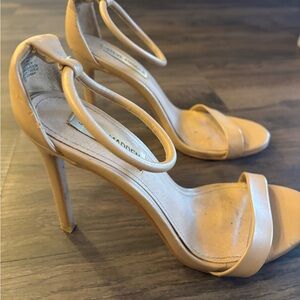 Steve Madden Nude Strappy Heels